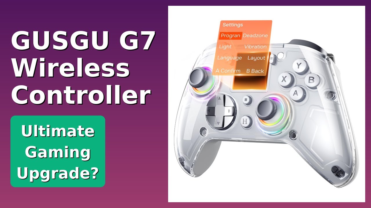 REVIEW (2026): GUSGU G7 Wireless Controller. Features. - YouTube