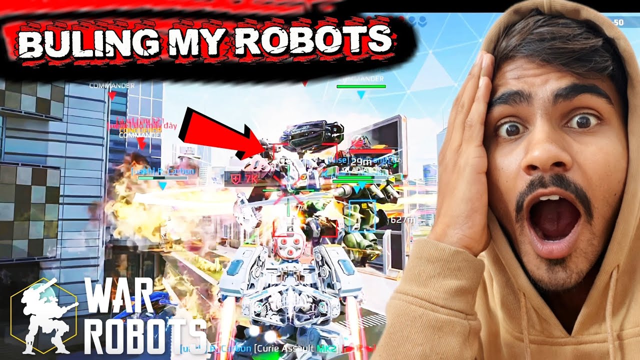 enemy buling my robots 😲 war robots Hindi gameplay with ultimate robots and weapons
