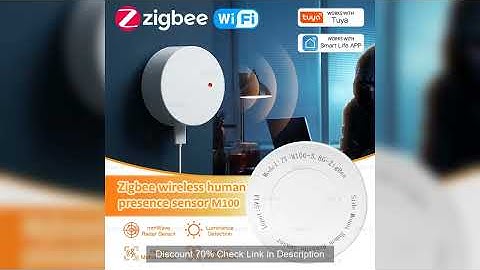 ZigBee Wifi MmWave Human Presence Motion Sensor Radar Wave Human Detector Motion Detector Tuya Hub S