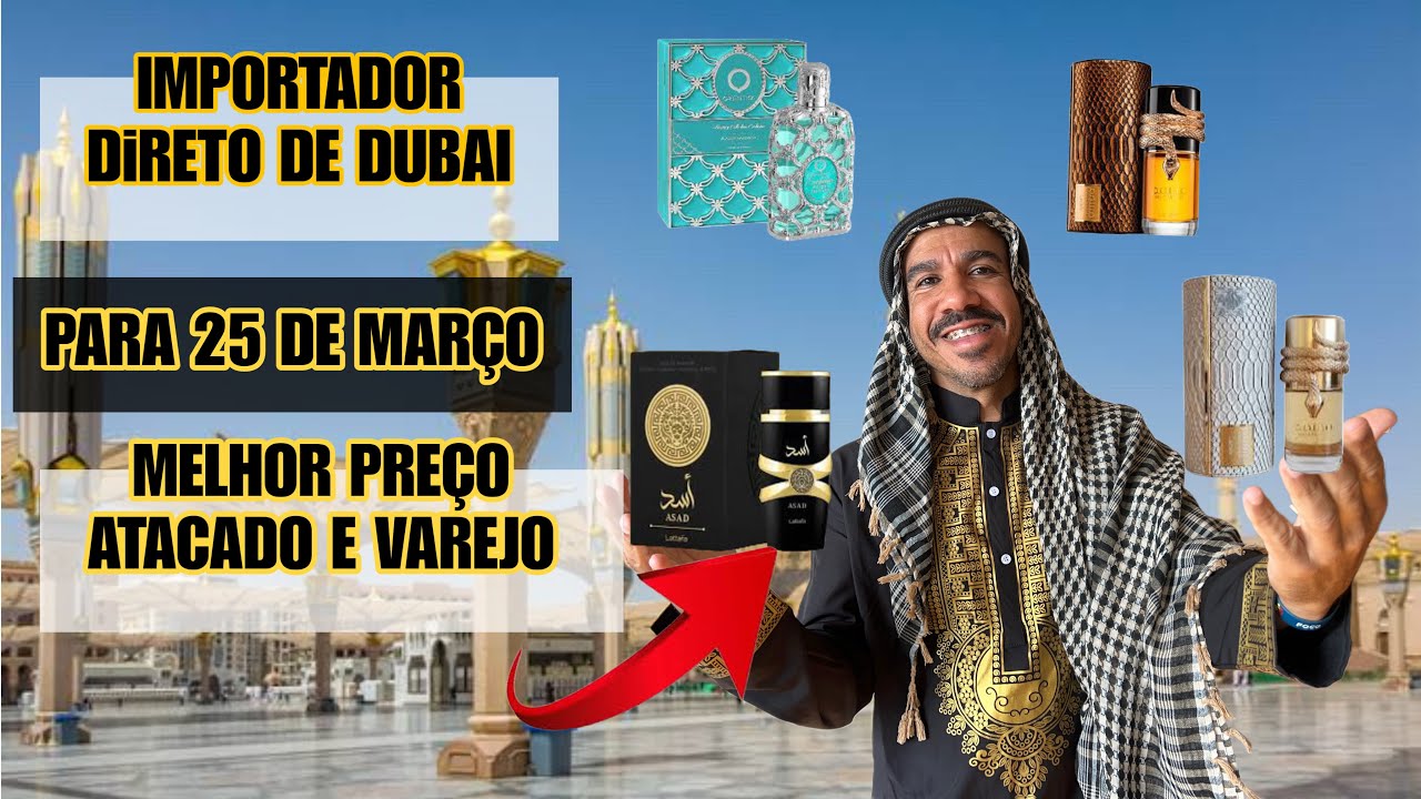 Fornecedor de Perfume Árabe Original 