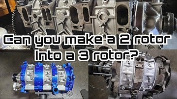Turn a 13b 2 Rotor into a 3 Rotor 20b Can you build a twenty out of a 13b engine - KMR Rotary