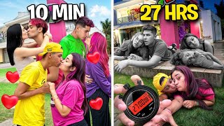O Último A Parar De Beijar, Vence Duramos Mais De 24 Horas