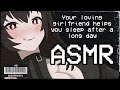 [ASMR] Your loving girlfriend helps you sleep after a long day ❣️