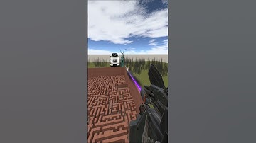 Destroying Plankton and Vehicle in Big Maze Nextbots Gmod