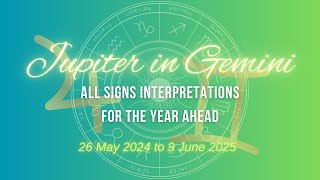 Jupiter in Tropical Gemini for all signs | 26 May 2024 - 9 June 2025 by Susan Hopkinson - Nurturing Transformation 16,975 views 4 weeks ago 2 hours, 24 minutes