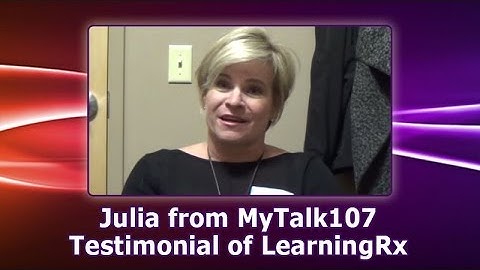 LearningRx Testimonial (651) 686-1066 - MyTalk107.1 Julia - Both Sons improved Memory