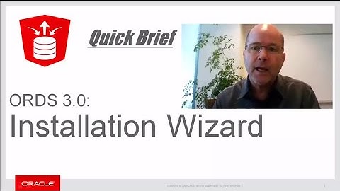 ORDS 3.0 Installation Wizard