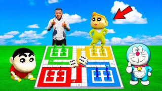 Franklin & Shinchan Playing Ludo Game With Himawari & Doraemon in GTA 5 screenshot 4