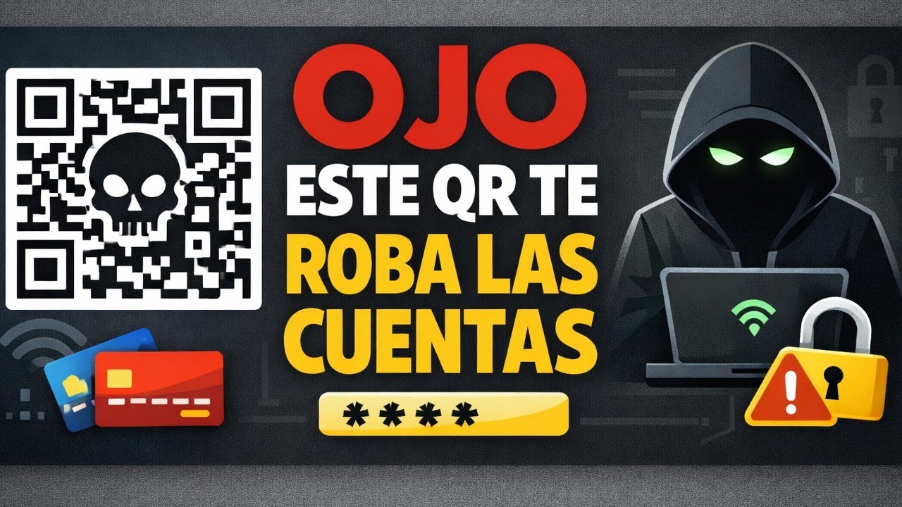 NO ESCANEES ESTE QR te roban TODAS las cuentas