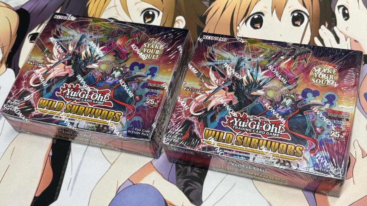 Opening Two Wild Survivors Yugioh Booster Boxes TCG Awesome Pulls!
