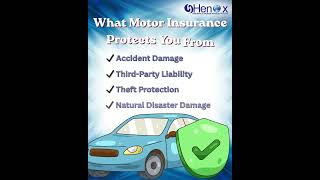 Motor Insurance Explained | Best Vehicle Protection Plan#henoxinsurance #motorinsurance#carinsurance