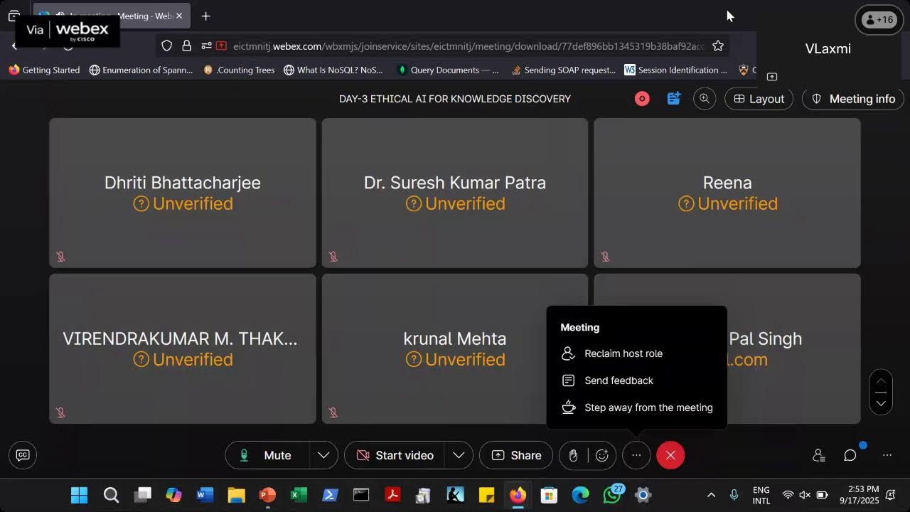 Day 3- Session 3 ETHICAL AI FOR KNOWLEDGE DISCOVERY