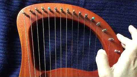 Lyre tutorial - Easy Scottish tune for 7 strings or more