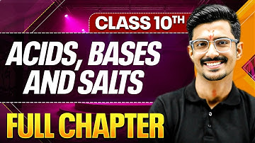 ACID, BASES AND SALTS In One Shot ( Theory + PYQs ) | Class 10 ICSE Board