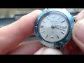 Citizen lady alarm blue diving bezel cal 9812 wrist alarm  armbandwecker