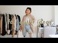 EASY AND CASUAL FALL OUTFITS IDEAS 🍂 (cute and simple everyday outfits!)