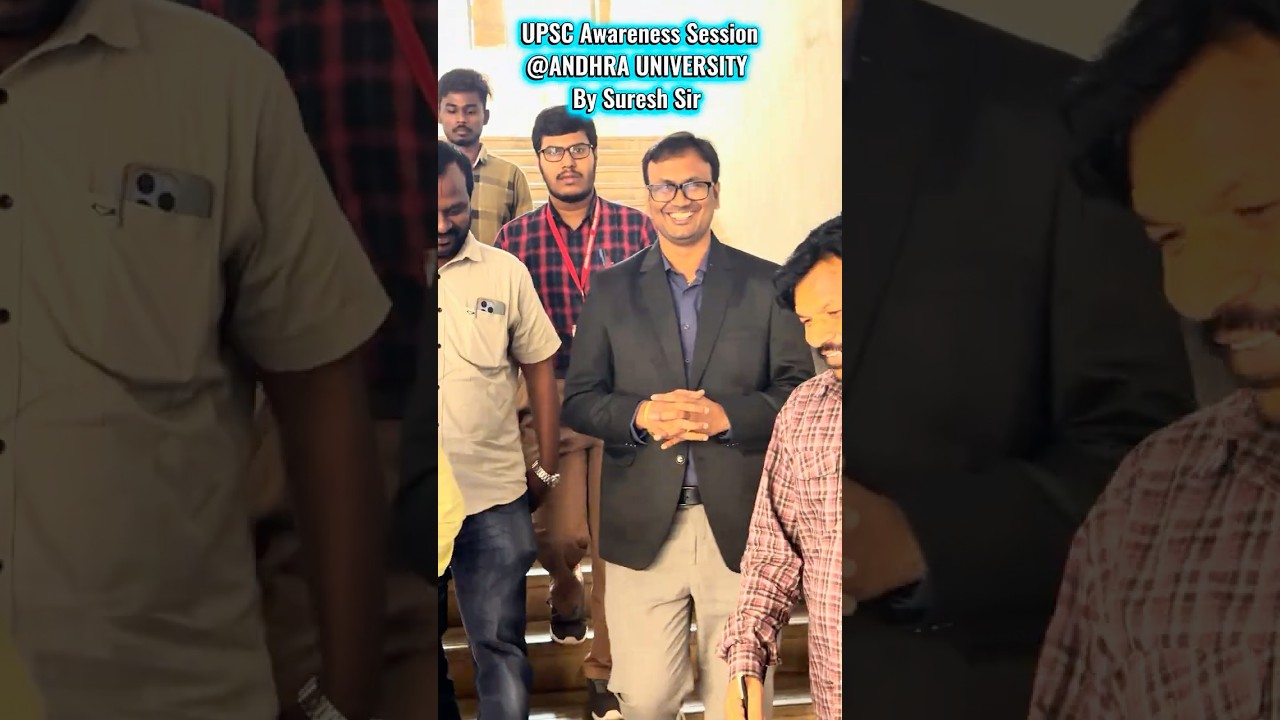 UPSC Awareness Session by Suresh Sir @ Andhra University | UPSC | LTX IAS | 