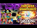 End War Winner Prize = SHOCKING!