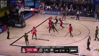 Rajon Rondo Full Play | Rockets vs Lakers 2019-20 West Conf Semifinals Game 2 | Smart Highlights