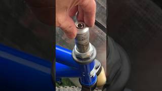 how to: moto bars on threaded headset, the part is called a “threadless stem adapter”#biketips