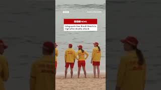 Lifeguards Line Bondi Beach In Vigil After Deadly Attack.