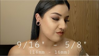 Ear Stretching: 9/16&quot; to 5/8&quot; (14mm-16mm)