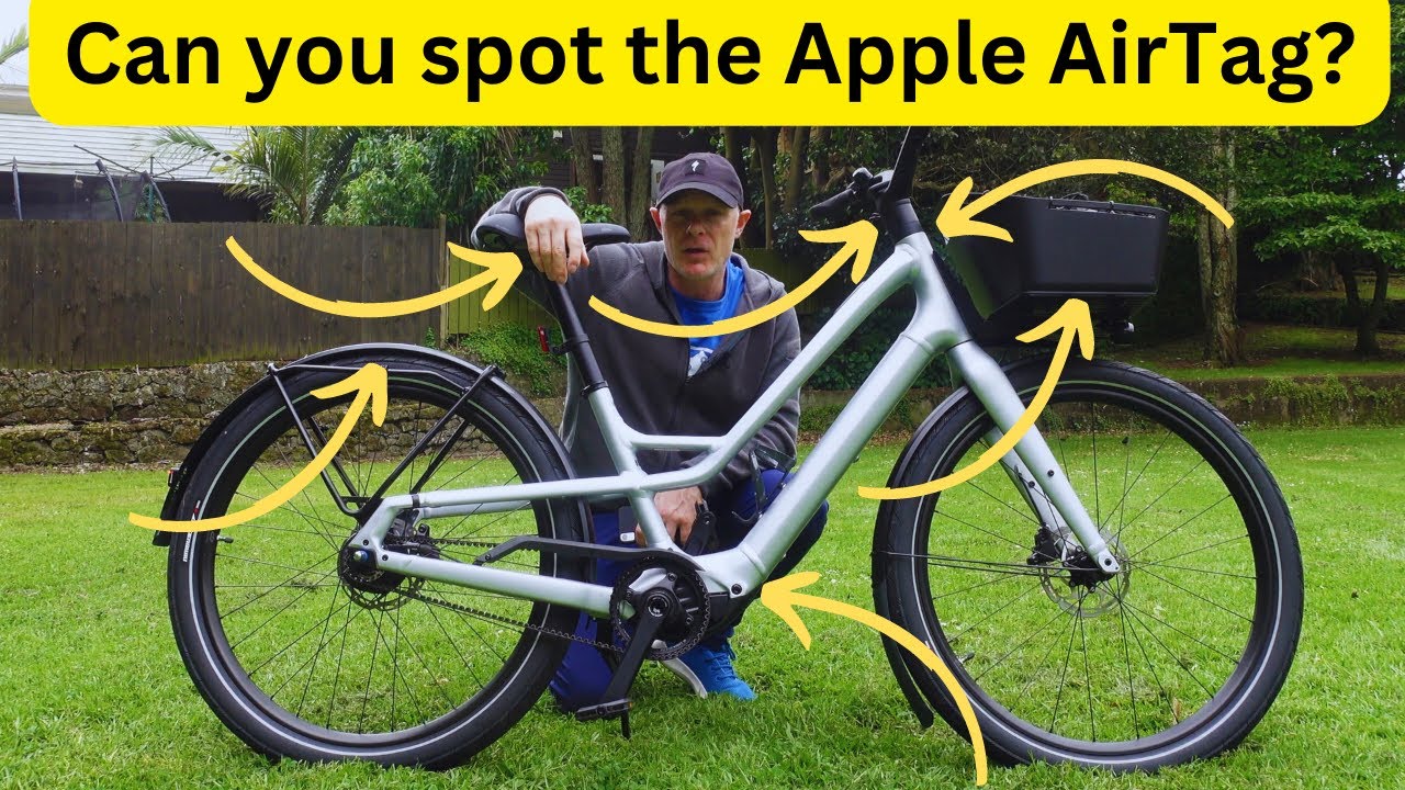 Installing an Apple AirTag on a Bicycle // Best Locations to