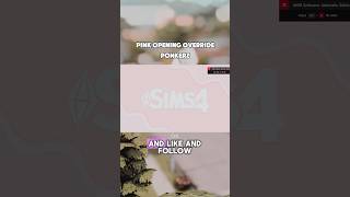 pink title screen mod for the sims 4