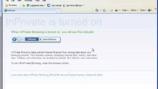 Private browsing in Internet Explorer 8