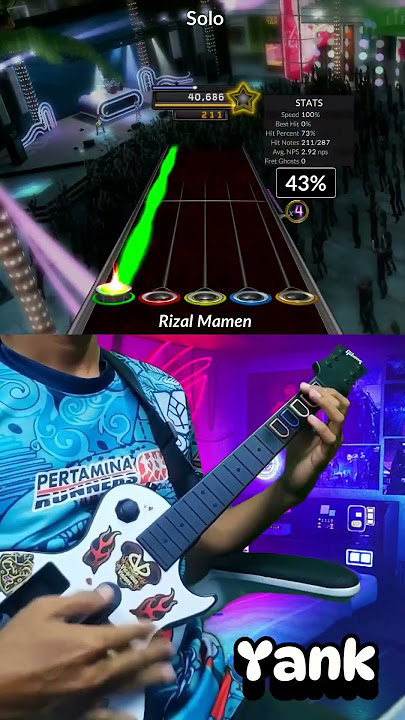 Wali - Yank Guitar Solo #guitarhero #clonehero #yank #wali