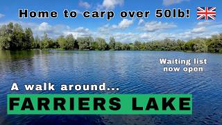 A walk around Farriers Lake - home to carp over 50lb!