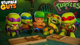 PIZZA Y TORTUGAS NINJA en STUMBLE GUYS! #gameplay #stumbleguys