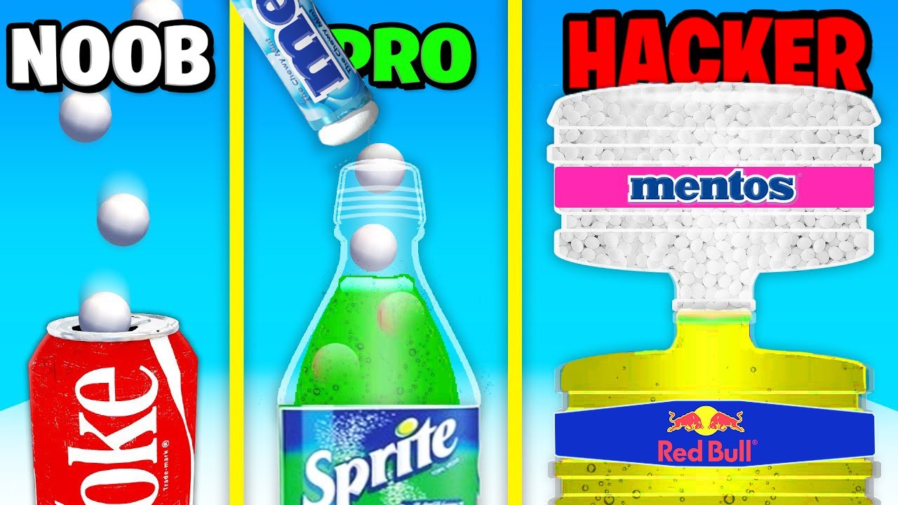 LES MEILLEURS FUSIONS DE SODA + MENTOS POSSIBLE ! (Soda Merge)
