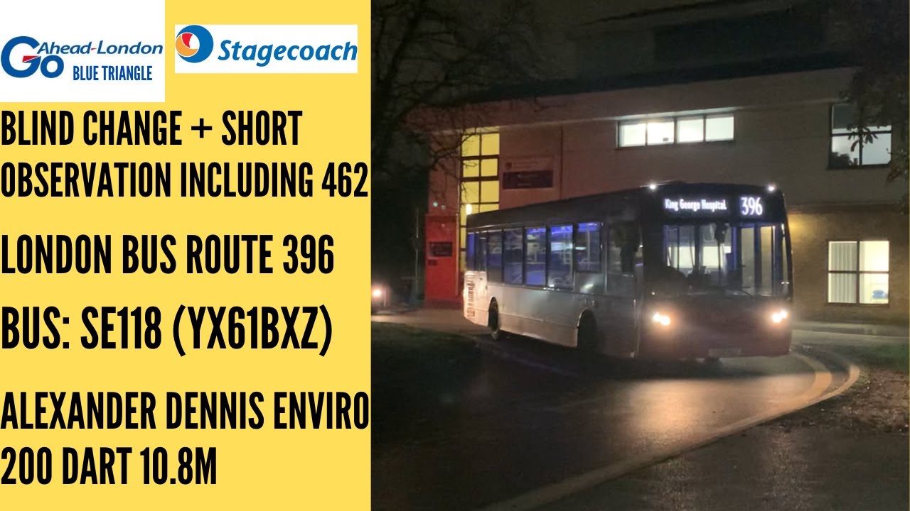 Blind Change + Short Observation King Hospital 396 To Ilford