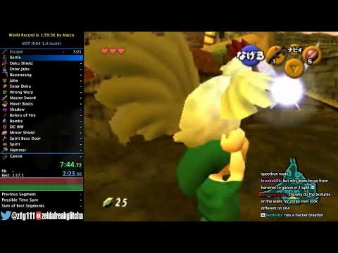 Ocarina of Time MST Speedrun in 2:09:54 [2016-12-26]