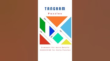 Tangram Puzzle #tangram #puzzles #chinesepuzzle #ancientpuzzles #geometrypuzzles