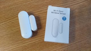 Wifi датчик открывания дверей и окон для умного дома Tuya smart. Обзор и подключение.