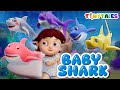 Baby Shark Song 🦈 | Sing and Dance with Tiny Tales | Kids Favorite Rhyme | @TinyTales_jr