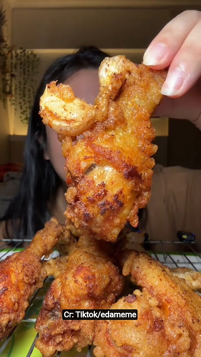 Trying Garlic Chicken Again #garlicchicken #mukbang #food