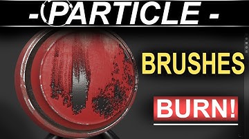 Substance-Painter: Particle Brushes (Burn)