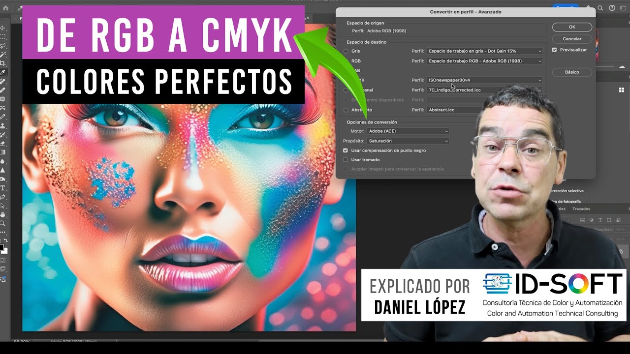 Convertir RGB a CMYK "COLOR PERFECTO" ¿Cómo conseguirlo? - YouTube