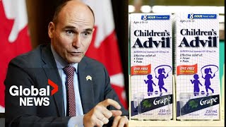 Canada secures more kids' pain meds amid increase in flu, RSV, and COVID cases | FULL