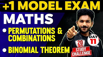 Plus One Maths | Permutations and Combinations | Binomial Theorem | Exam Winner
