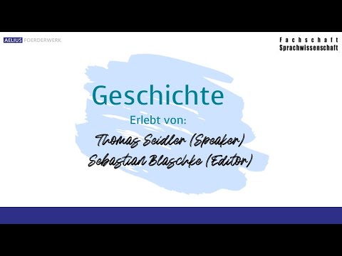 Erlebe Geschichte mit Thomas Seidler & Sebastian Blaschke (Geisteswissenschaften erleben!)