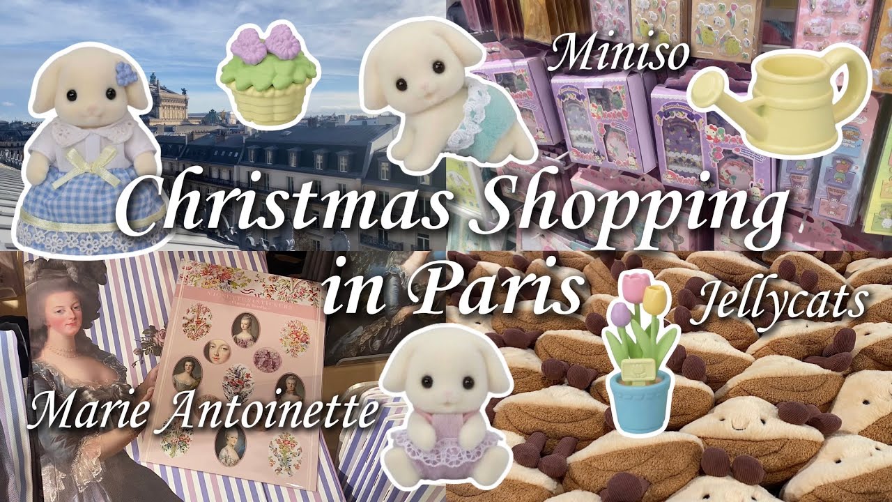 VLOGMAS: Last-Minute Christmas Shopping in Paris 🐰🩰