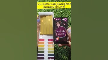 Sunsilk shampoo Ph test #phtest #testingproducts #shorts #youtubeshorts #ytshorts #sunsilk