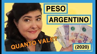 QUANTO VALE 1 PESO ARGENTINO (2020) MOSTRO TODAS AS CÉDULAS
