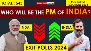 LIVE | Exit Polls 2024 | Lok Sabha Elections Results | Lok Sabha Elections Exit Polls | NDA vs INDIA