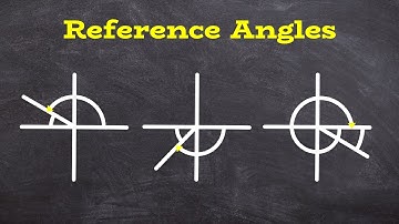 Reference Angles for Negative Angles
