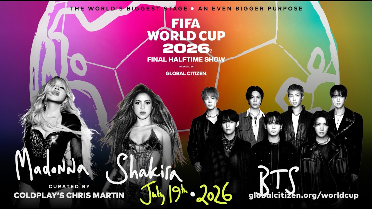 BTS, Madonna ve Shakira İle Birlikte 2026 Dünya Kupa...